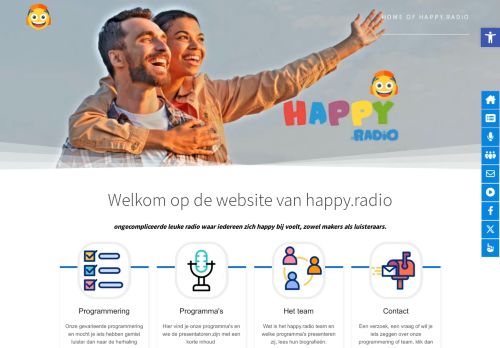 Screenshot van happy.radio