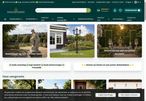 Screenshot van houseandgarden.shop