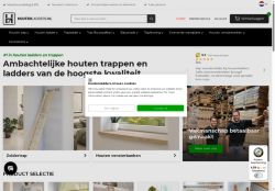 Screenshot van houtenladders.nl