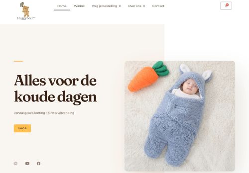 Screenshot van huggybeer.nl