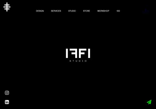 Screenshot van iffi.studio
