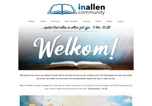 Screenshot van inallen.nl