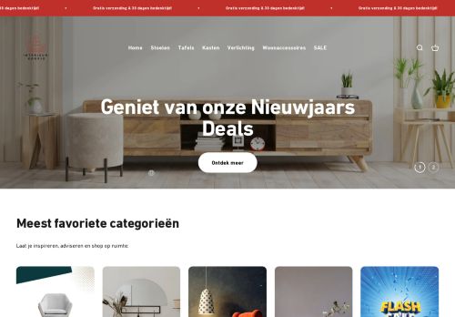 Screenshot van interieur-koopje.nl