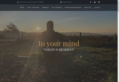 Screenshot van inyourmind.nl