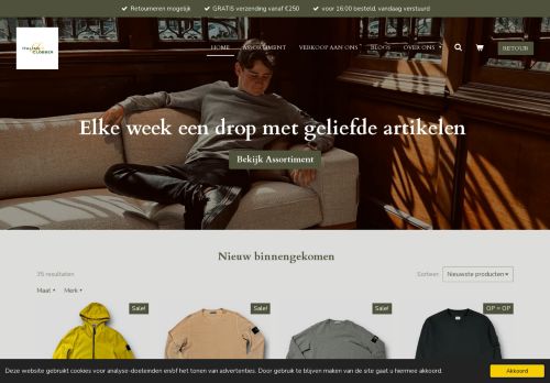 Screenshot van italianclobber.nl