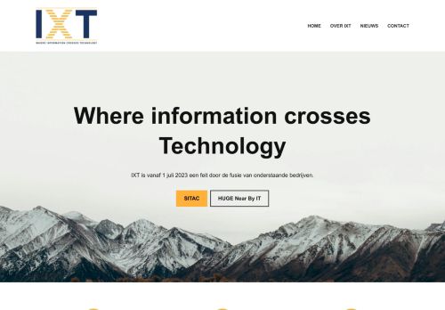 Screenshot van ixt.be
