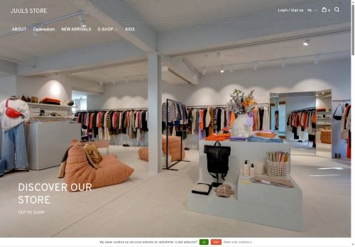 Screenshot van juuls-store.be