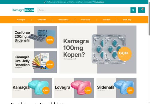 Screenshot van kamagrakopen.nl