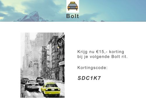 Screenshot van kortingscodebolt.nl