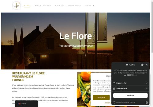 Screenshot van leflore.be