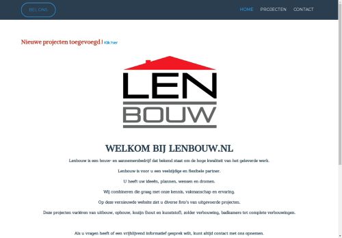 Screenshot van lenbouw.nl