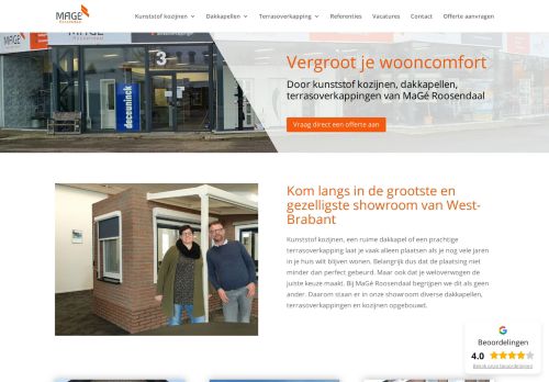 Screenshot van mageroosendaal.nl
