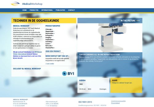 Screenshot van medicalworkshop.nl