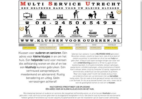 Screenshot van multiservice-utrecht.nl