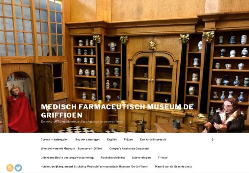 Screenshot van museumdegriffioen.nl
