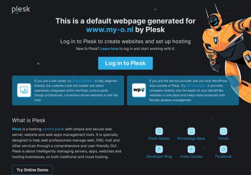 Screenshot van my-o.nl