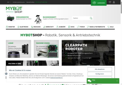 Screenshot van mybotshop.de