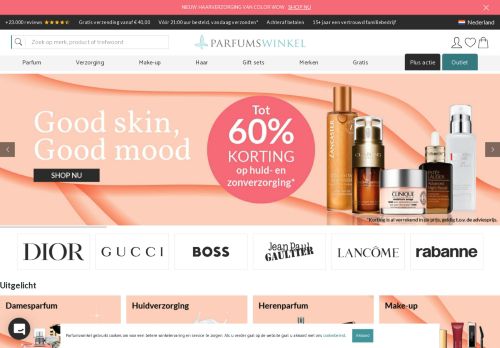 Screenshot van parfumswinkel.nl