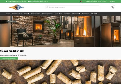 Screenshot van pelletkachellemmer.nl