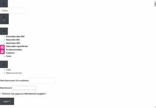 Screenshot van purenaturals.nl