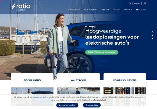 Screenshot van ratio.nl