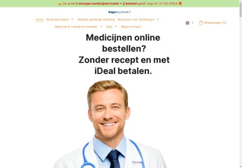 Screenshot van regioapotheek.shop