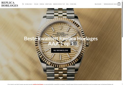 Screenshot van replicahorloges.to