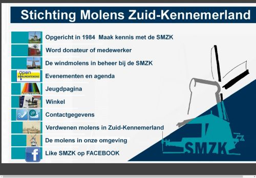 Screenshot van smzk.nl