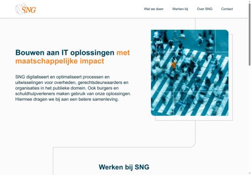 Screenshot van sng.nl