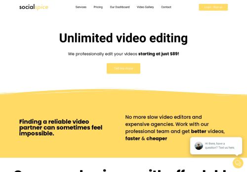 Screenshot van socialspice.co