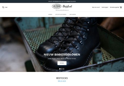 Screenshot van solovairbelgium.net