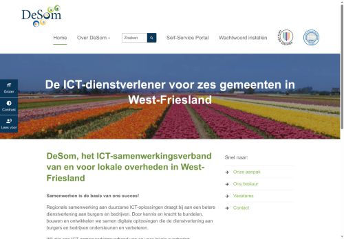Screenshot van sscdesom.nl