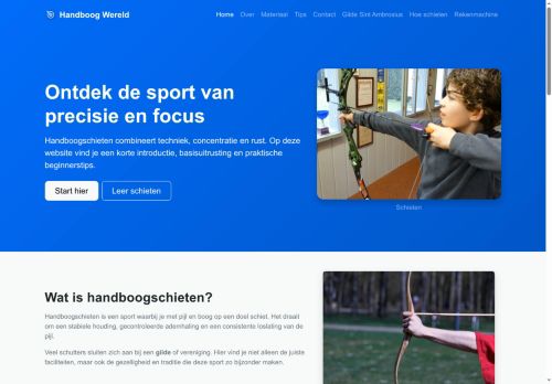 Screenshot van vanweenen.info