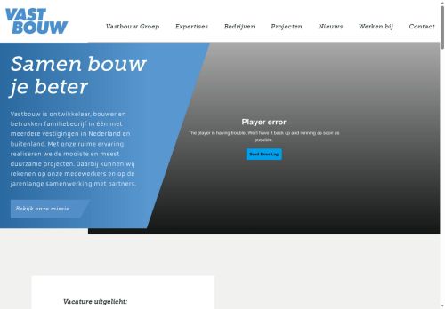 Screenshot van vastbouw.nl