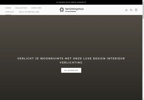 Screenshot van verlichtingshuis.nl