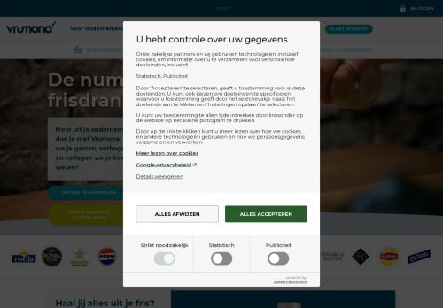 Screenshot van vrumona.nl
