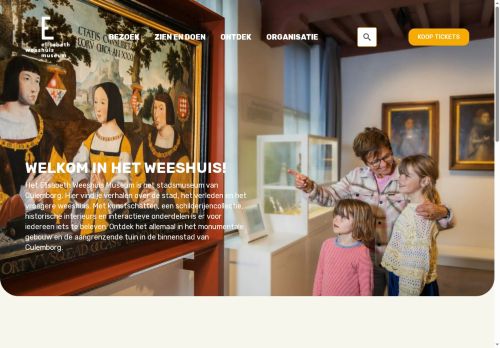 Screenshot van weeshuismuseum.nl