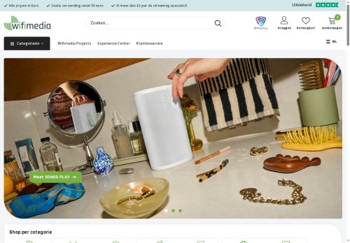 Screenshot van wifimedia.eu