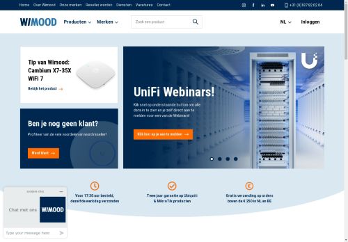 Screenshot van wimoodshop.nl