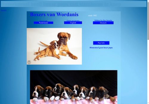 Screenshot van wordanis.nl