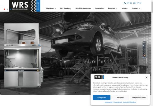 Screenshot van wrs-holland.nl