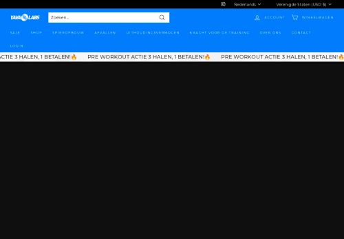 Screenshot van yavalabs.nl