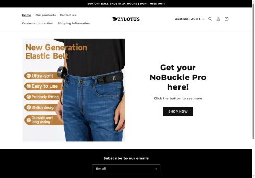 Screenshot van zylotus.com